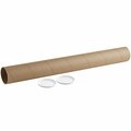 Lavex 5'' x 48'' Kraft Heavy-Duty Mailing Tube, 15PK 442KMTHD5X48